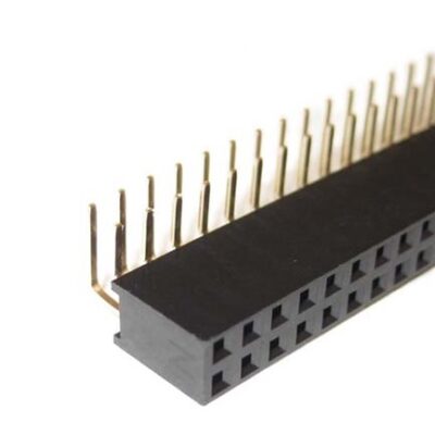 پین هدر مادگی رایت 2x40 /فاصله پین 2.54mm