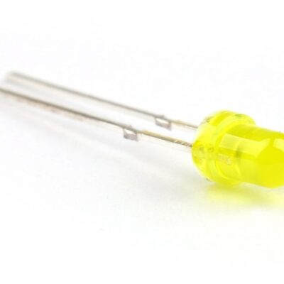 LED 3mm مات زرد پایه بلند