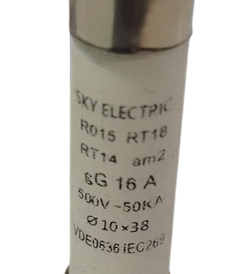 فیوز سیلندری 16A-500V سایز 10X38