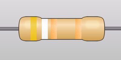 مقاومت 3.9 اهم 1 وات ٪5 (3.9R 1W)