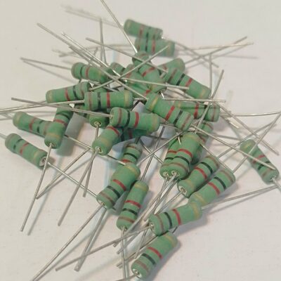 مقاومت 1 کیلو اهم 2 وات متال اکساید (1k 2w)
